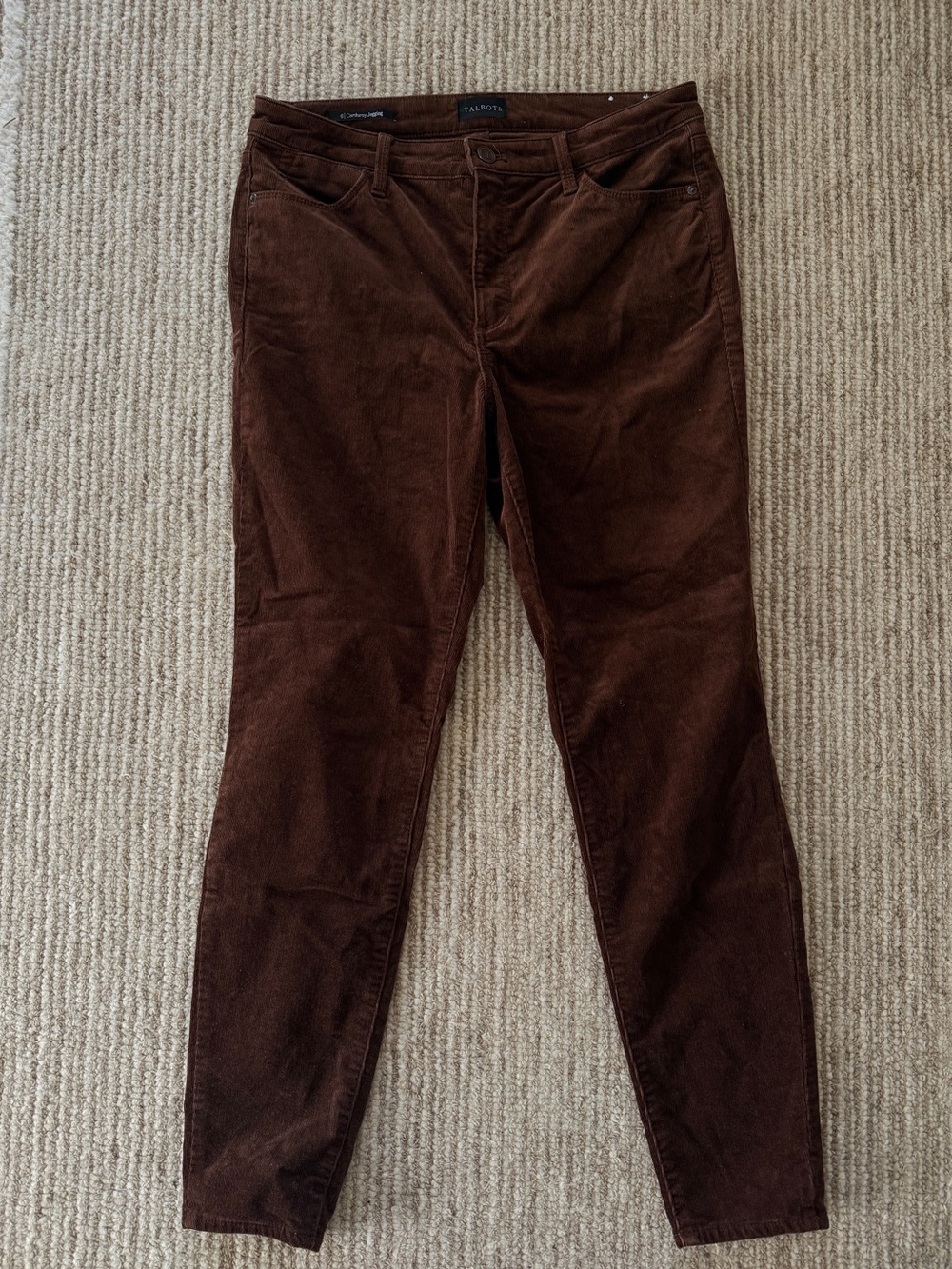 Talbots Brown Corduroy Jeggings